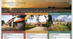 Desktop Screenshot of luxurious-cottages.co.uk