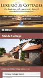 Mobile Screenshot of luxurious-cottages.co.uk